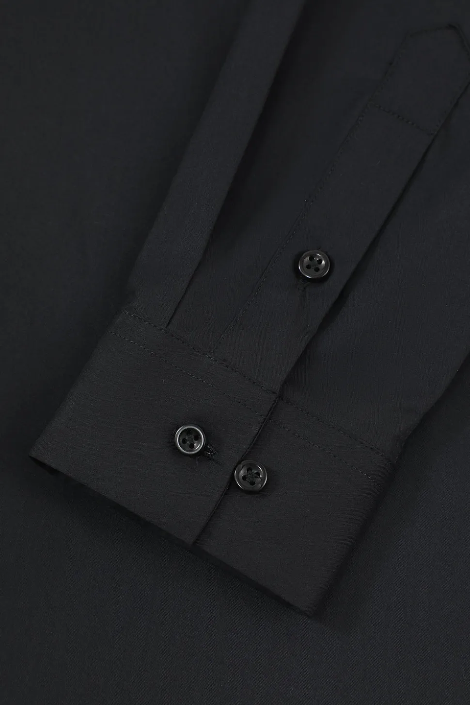 Camisa de terno manga comprida preto
