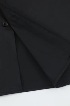 Camisa de terno manga comprida preto