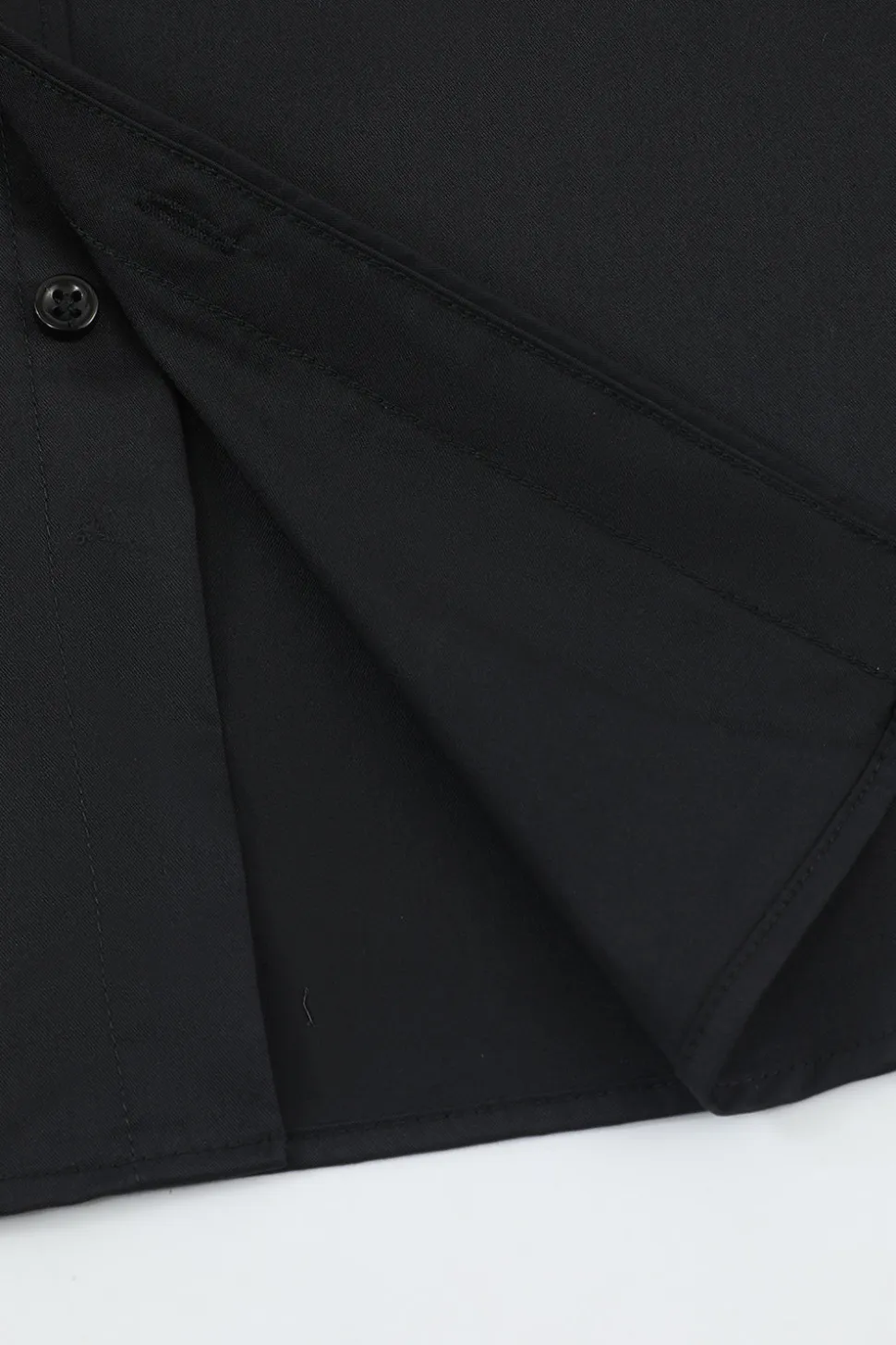 Camisa de terno manga comprida preto