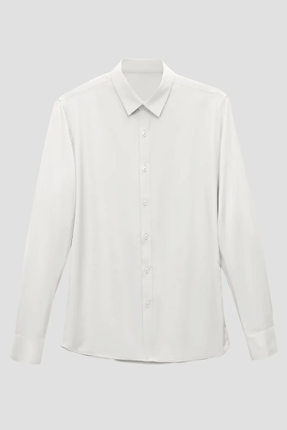 Camisa de terno manga comprida homen branco