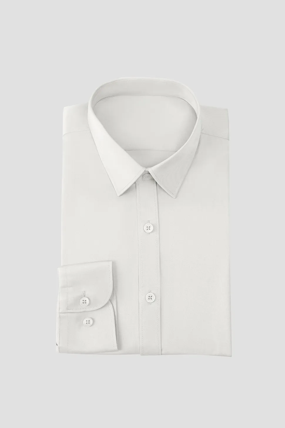 Camisa de terno manga comprida homen branco