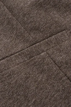 Castanho 3 Peças Terno Masculino Slim Fit Terno Padrinhos