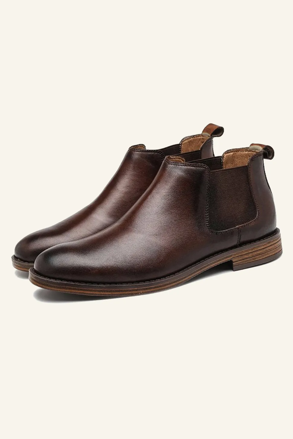Casual Sapatos Masculinos Couro Vintage Britânicos