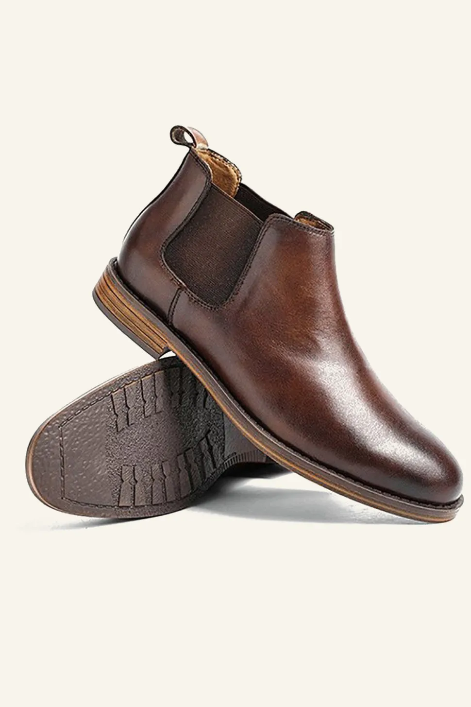 Casual Sapatos Masculinos Couro Vintage Britânicos
