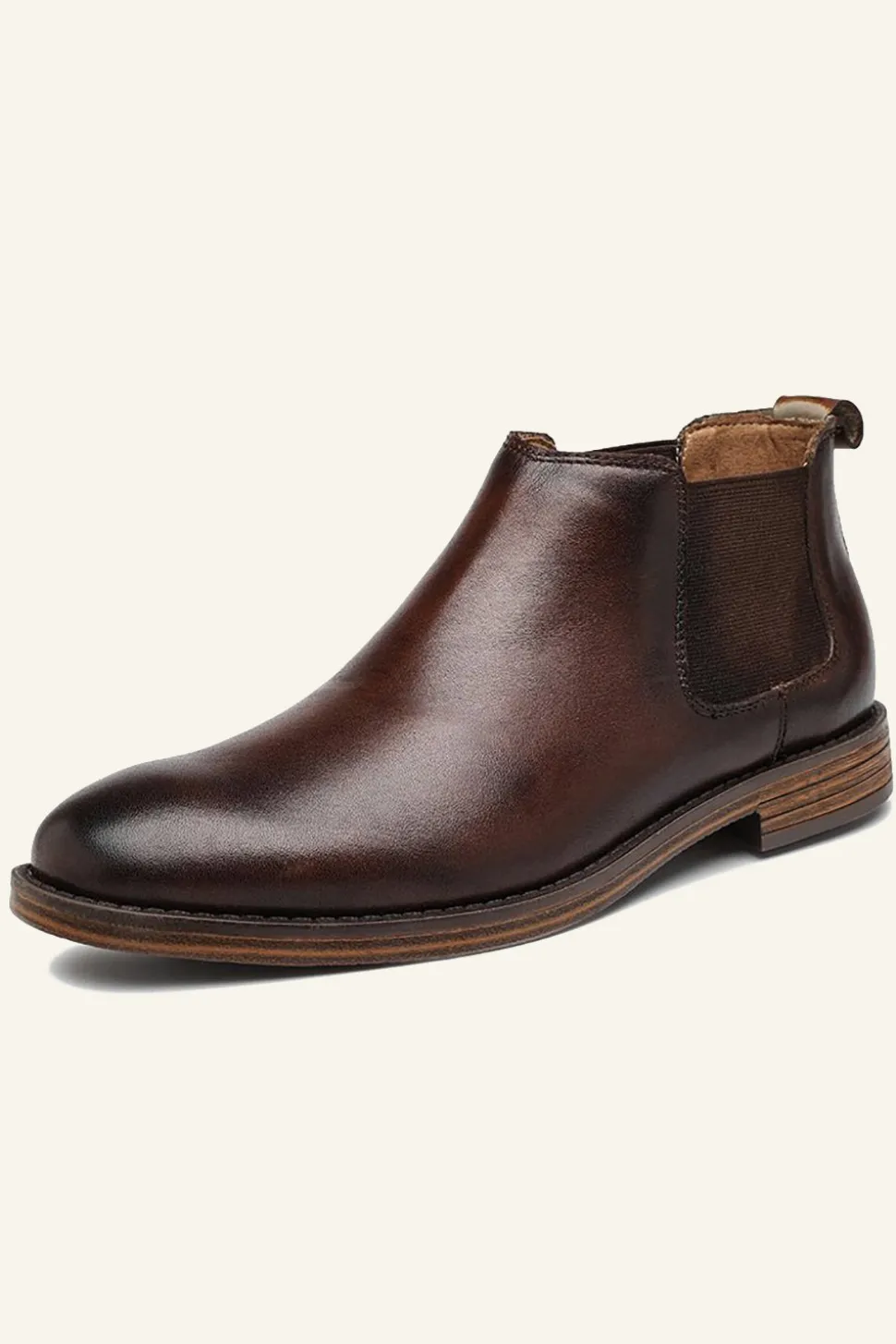 Casual Sapatos Masculinos Couro Vintage Britânicos