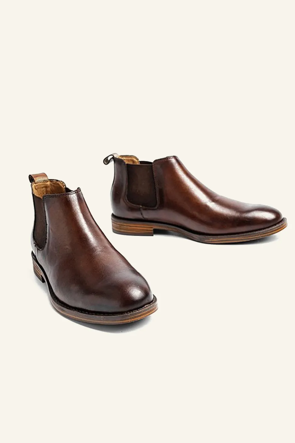 Casual Sapatos Masculinos Couro Vintage Britânicos