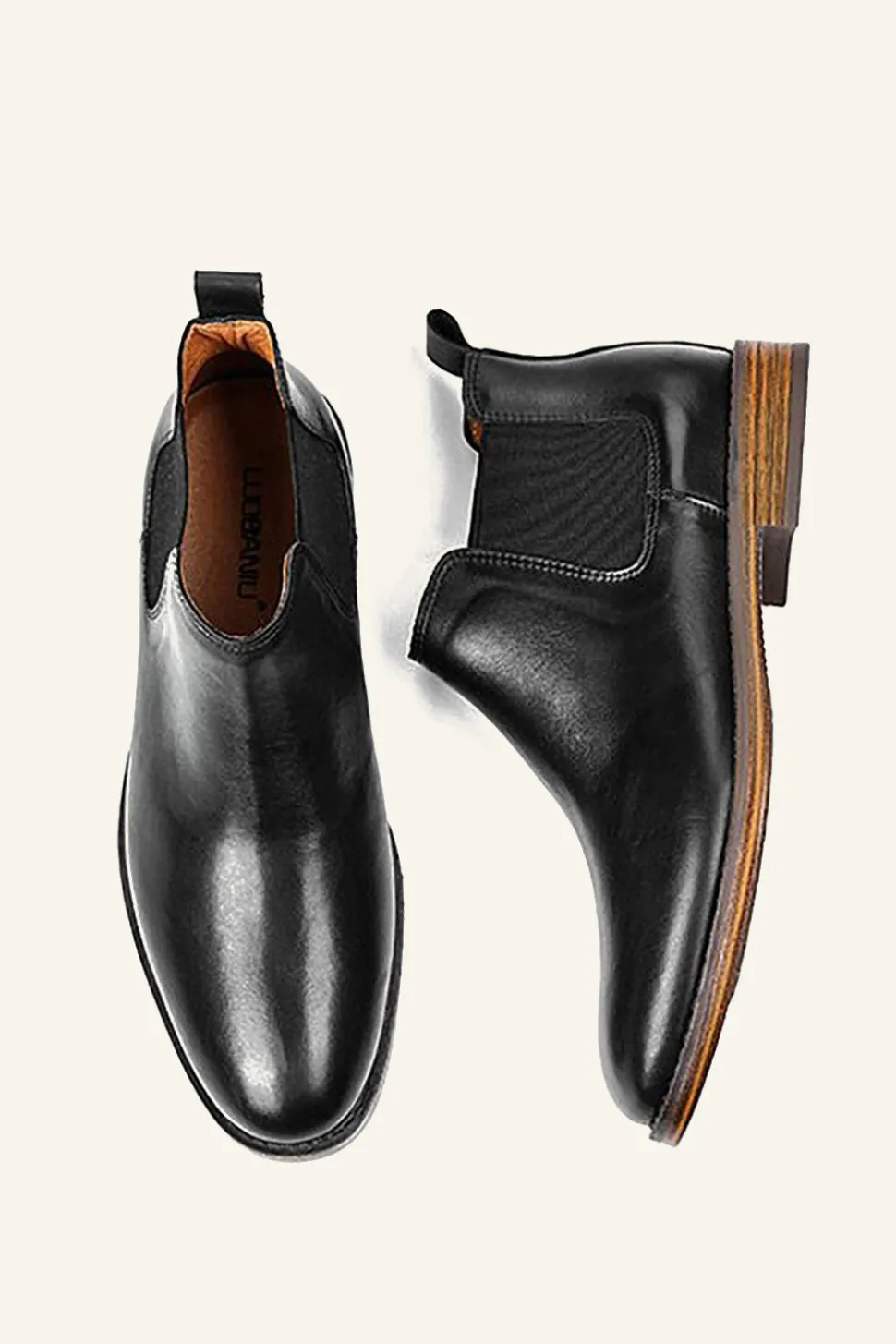 Casual Sapatos Masculinos Couro Vintage Britânicos