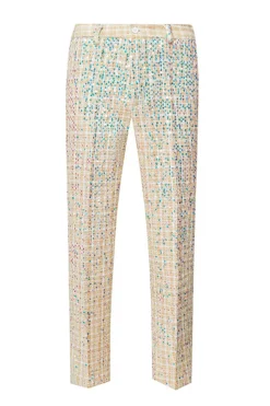 Champanhe Espumante Notched Lapela 2 Peças Homens Prom Ternos com Sequins