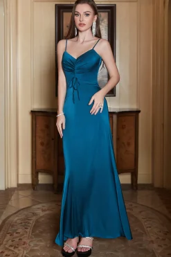 Cintas de Espaguete Vestido de Festa