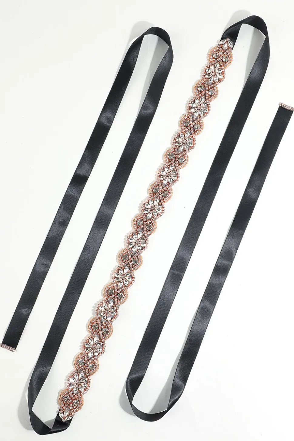 Cinto de Rhinstone Preto