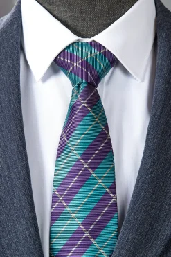 Cinza Azul Lapela Entalhada 3 Peças Terno Masculino