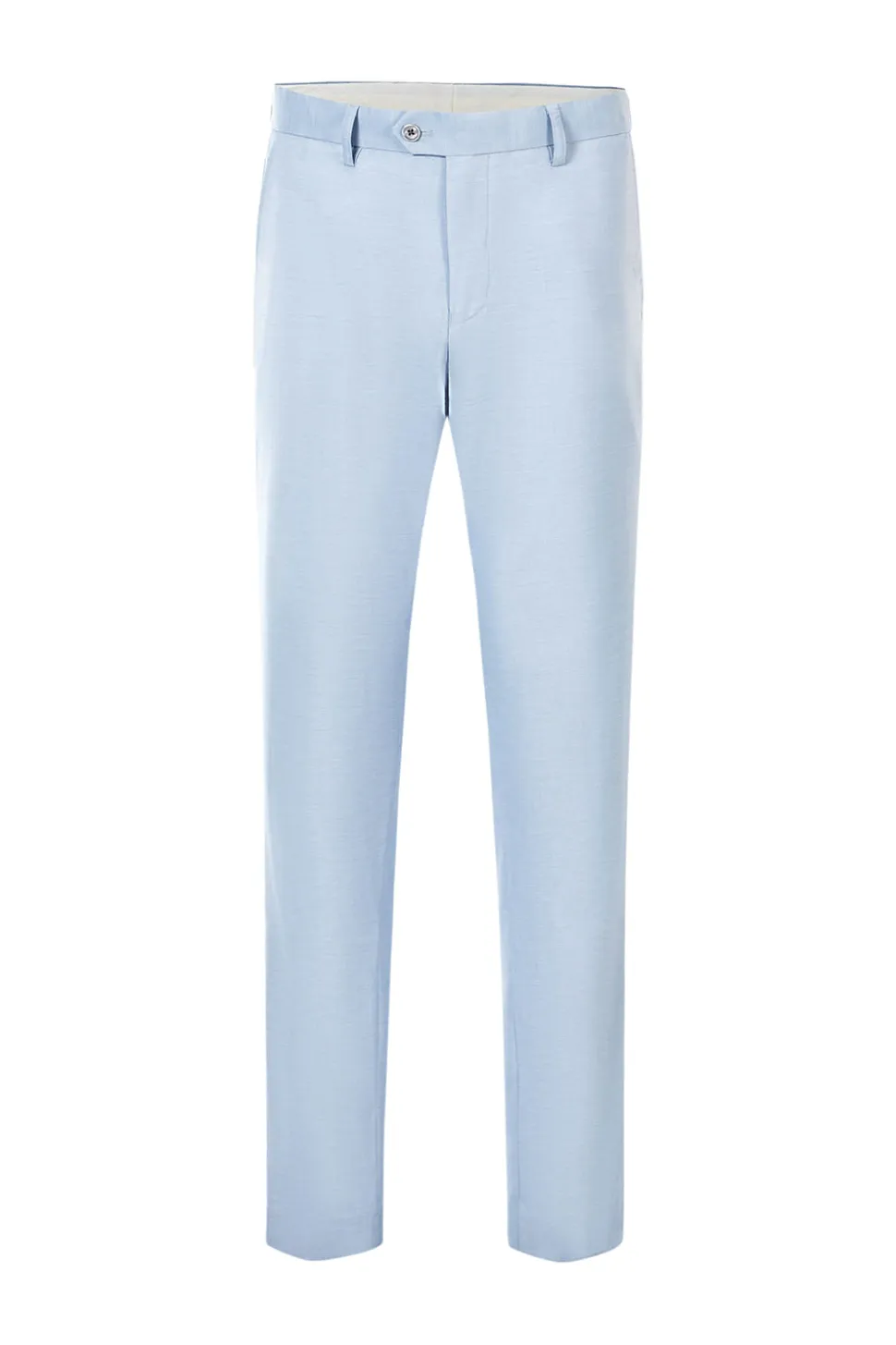 Cinza claro Notched Lapela homens 2-peças Prom Party Suits