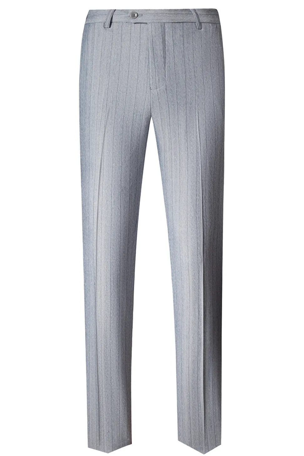 Cinzento 3 Peças Peak Lapel Fatos Masculinos