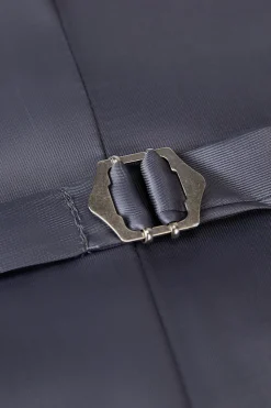 Cinzento 3 Peças Peak Lapel Fatos Masculinos