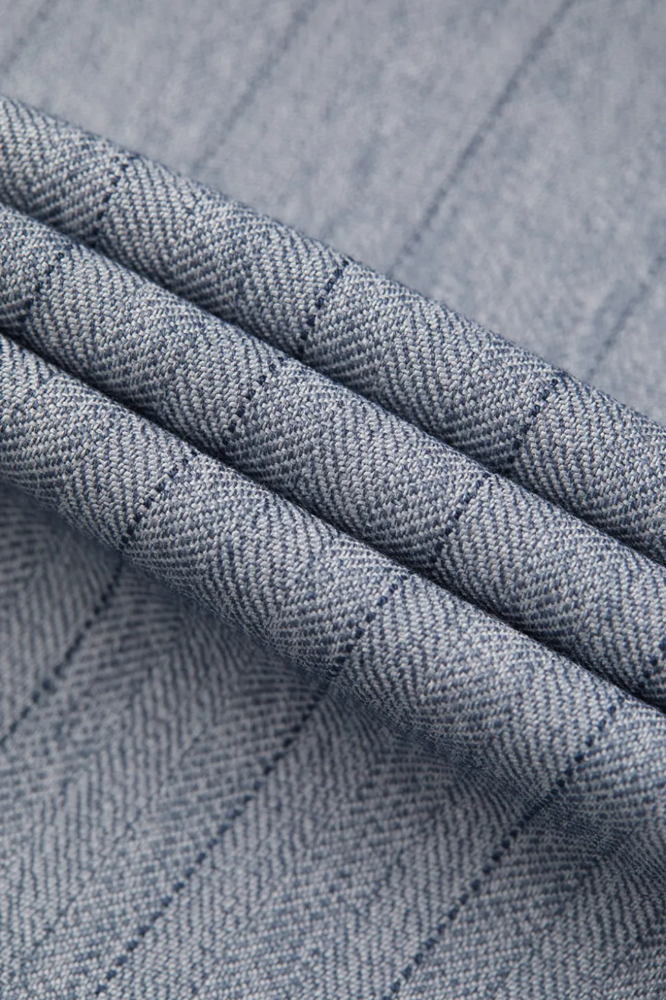 Cinzento 3 Peças Peak Lapel Fatos Masculinos