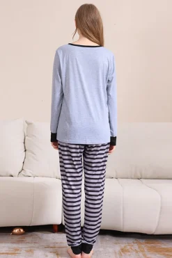 Cinzento Feliz Dia das Bruxas Família Pijama set