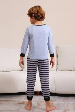 Cinzento Feliz Dia das Bruxas Família Pijama set