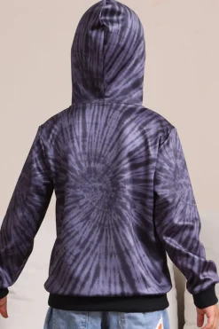 Cinzento Halloween Abóbora Padrão Família Costume Hooded Top