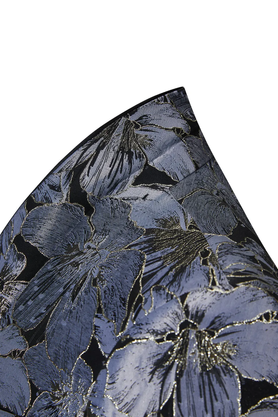 Cinzento Jacquard Xaile Lapela Masculino 2 Peças Ternos