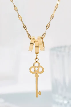 Colar de aço de titânio de design de nicho