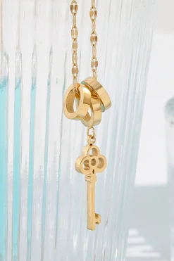 Colar de aço de titânio de design de nicho