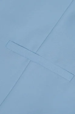 Colete de terno masculino azul claro