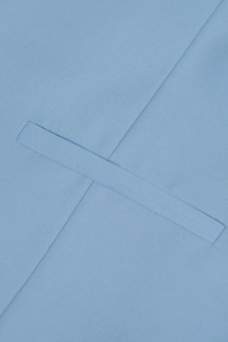 Colete de terno masculino azul claro