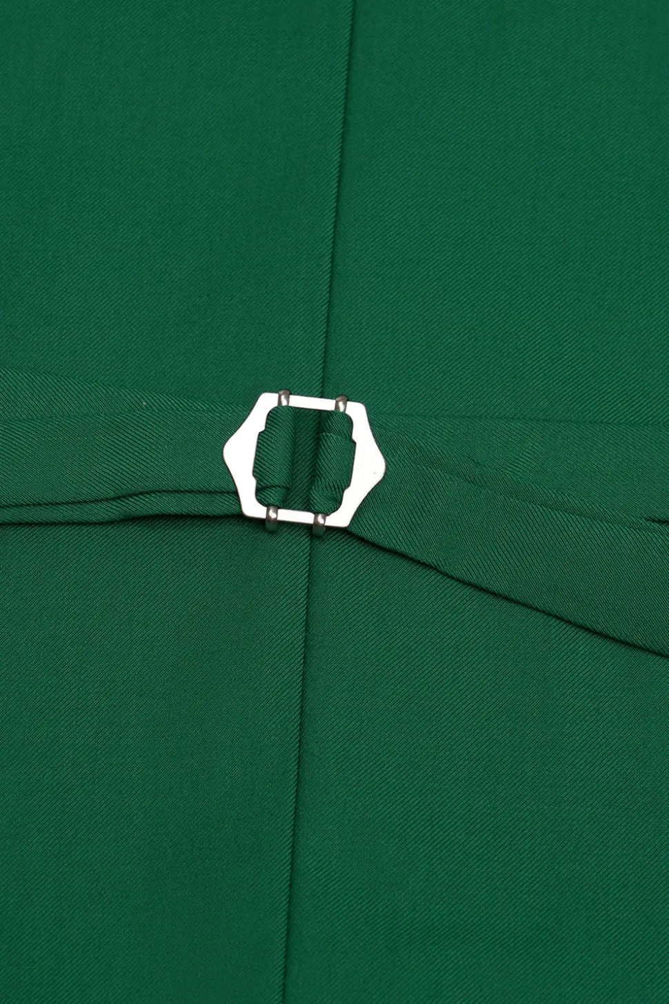 Colete de terno masculino peito único verde