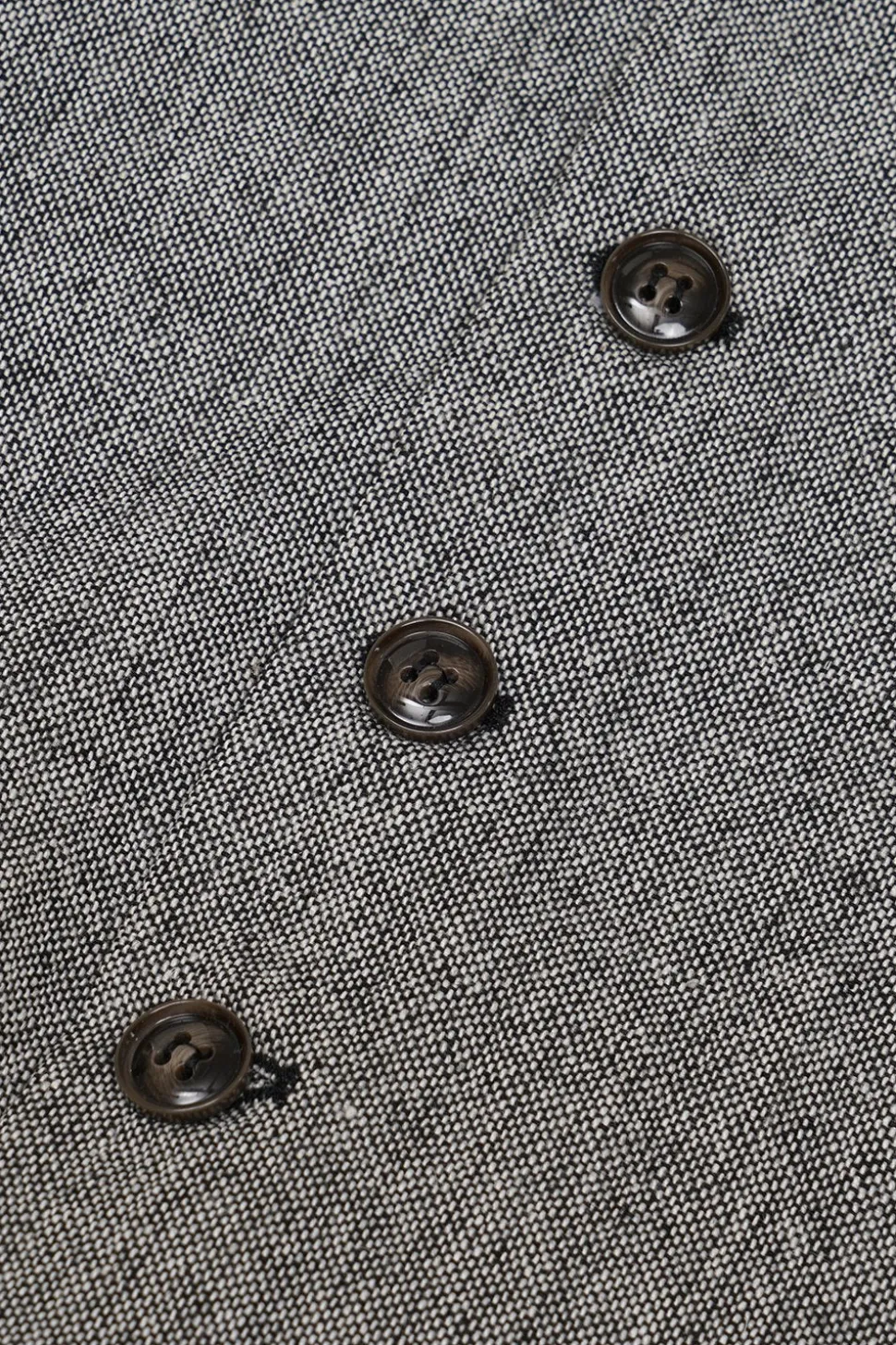 Colete de terno masculino peito único cinza