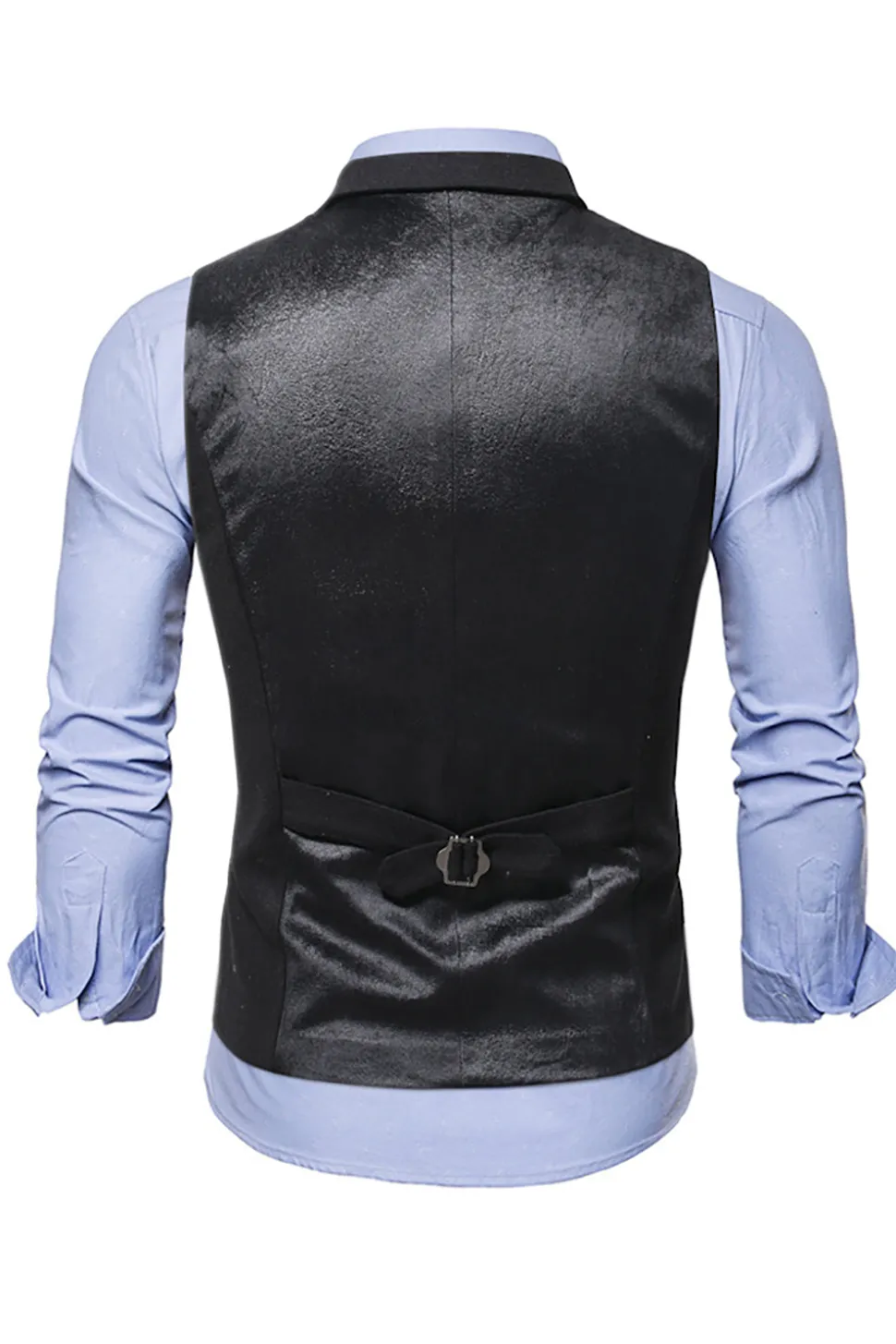 Colete masculino peito único Khaki