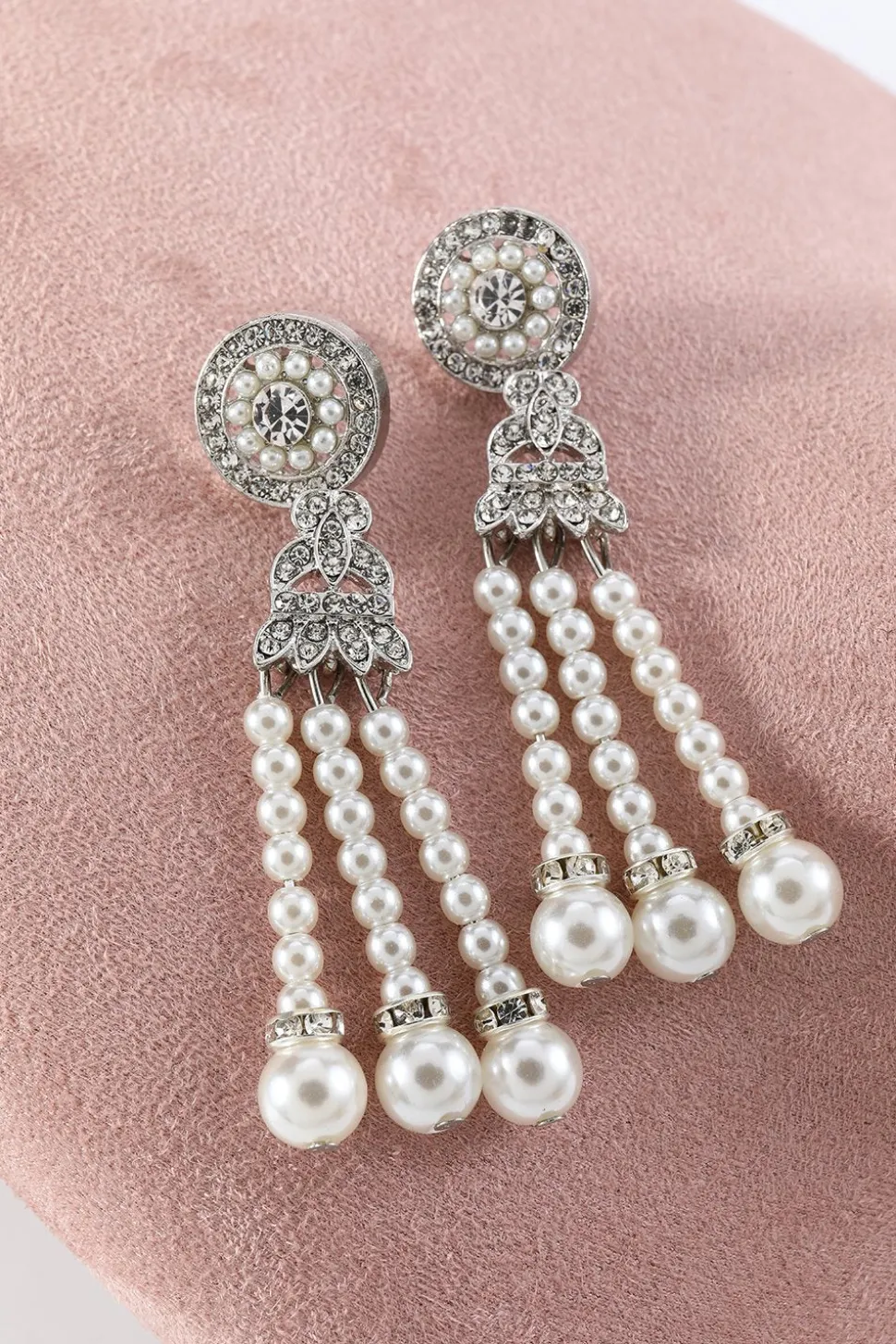 Conjunto de acessórios de 1920 Flapper Golden/Silver