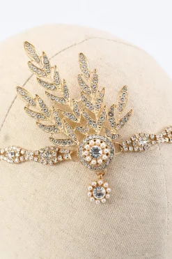 Conjunto de acessórios de 1920 Flapper Golden/Silver