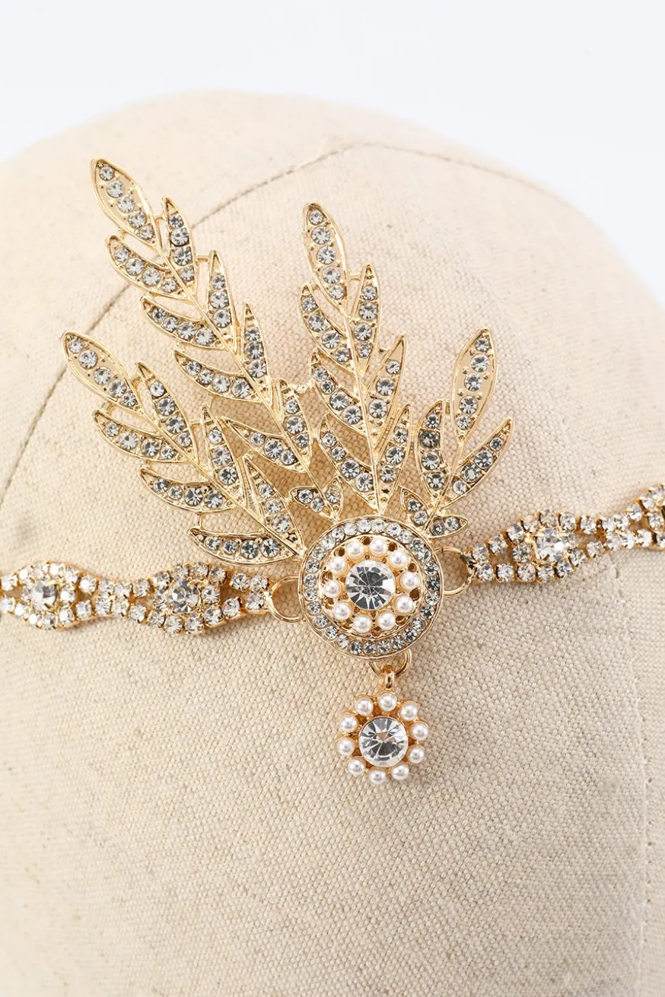 Conjunto de acessórios de 1920 Flapper Golden/Silver