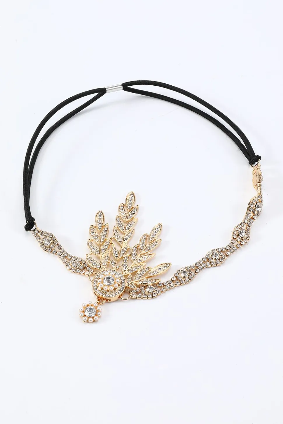 Conjunto de acessórios de 1920 Flapper Golden/Silver