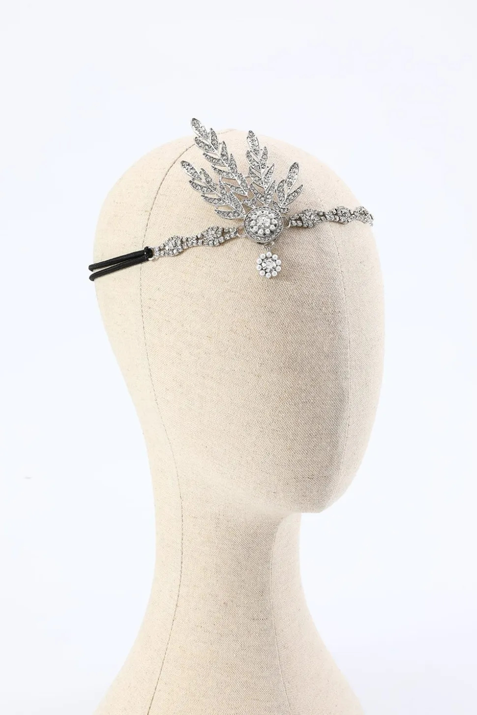 Conjunto de acessórios de 1920 Flapper Golden/Silver