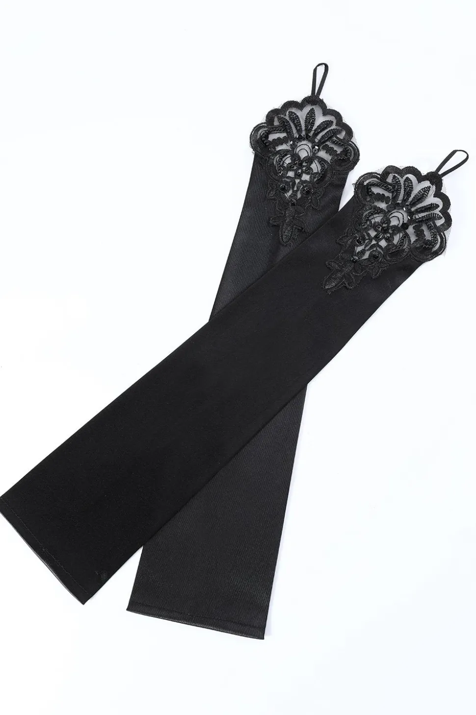 Conjunto de acessórios pretos flapper de 1920