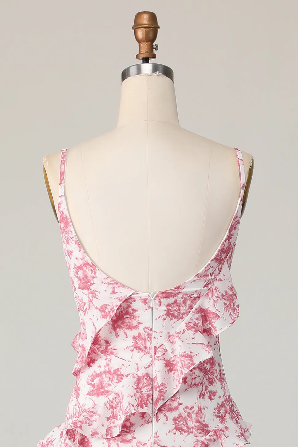 Corar Floral Bainha Longos Vestidos Para Casamento Convidada com Fenda