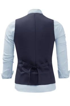 Corrente da Marinha Colete Masculino com Conjunto de Acessórios de 5 Peças