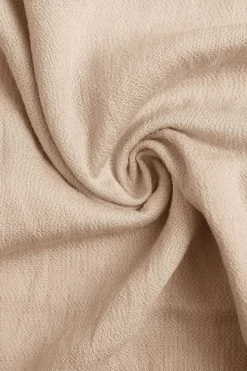 Cáqui Decote em V Linha-A Midi Vestido de Verão