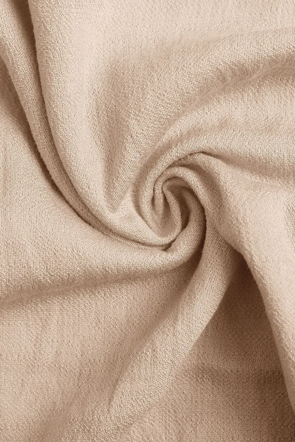 Cáqui Decote em V Linha-A Midi Vestido de Verão
