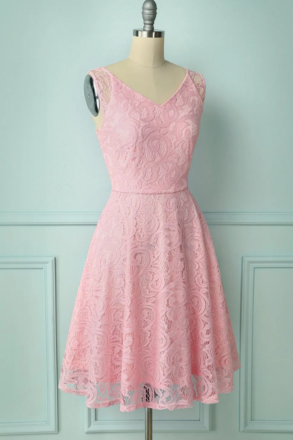 Dama de honra rosa do laço