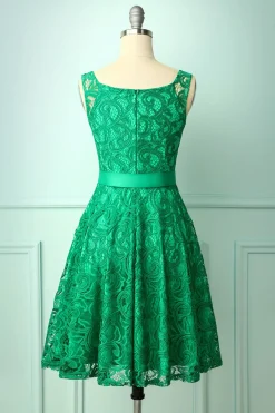 Dama de honra verde do laço