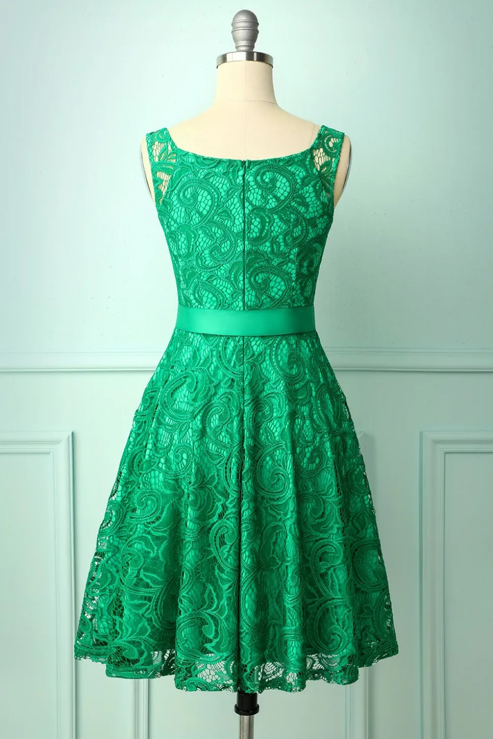Dama de honra verde do laço