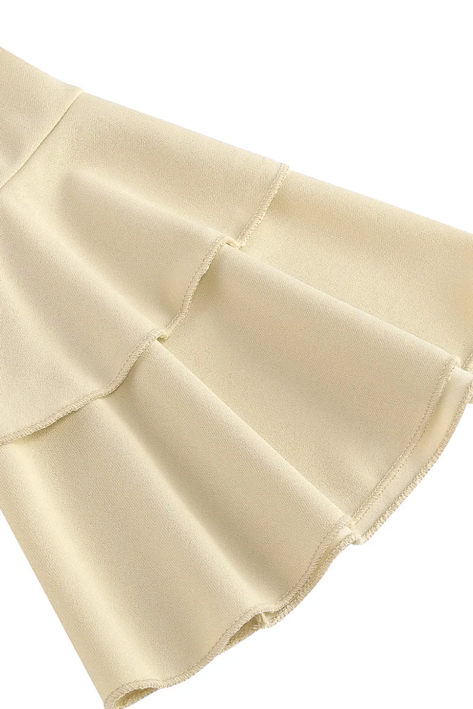 Damasco A-Line V-neck Meia Manga Midi Vestido dos anos 1950
