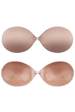 Damasco Mulheres Strapless Invisível Seamless Push Up Bra