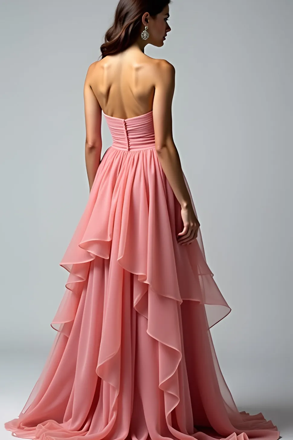 Dusty Rose Querida Vestido de Baile de Formatura