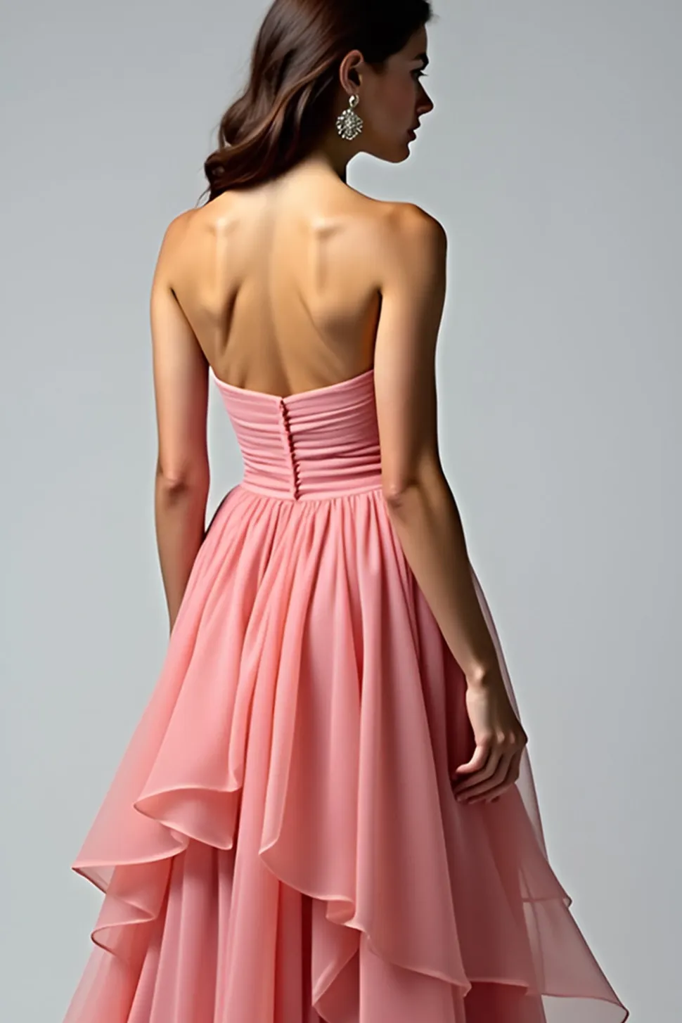 Dusty Rose Querida Vestido de Baile de Formatura