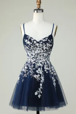 Dusty Sage Esparguete Correias Homecoming Vestido Com Criss Cross Back