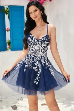 Elegante A Line Dusty Sage Spaghetti Straps Homecoming Dress Com Criss Cross Back