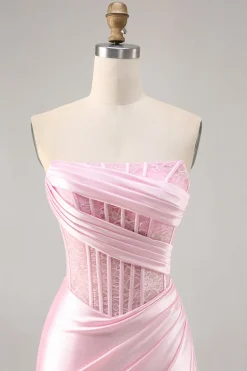 Espartilho Direto Bodycon Preto Mini Vestido Cocktail